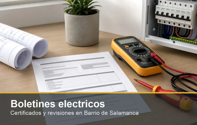 Boletines electricos en Barrio de Salamanca